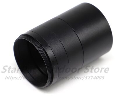 T2 Extension Tube Kit 5Mm 10Mm 15Mm 30Mm M42x0.75 Voor Astronomie Monoculaire Telescoop Voor Camera Op beide Zijden Lengte Zwart