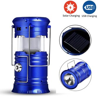 T20 Draagbare Led Camping Lantaarn Draagbare Outdoor Zaklamp Solar Oplaadbare Led Camping Licht Lantaarn Tent Verlichting Led Zaklamp