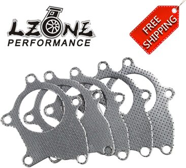 T3-T4 5-Bolt B/D Serie Turbo Spruitstuk Downpipe Uitlaat Graphite Aluminium Pakking JR4953