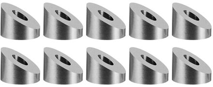 T316 Rvs 1/4 Inch 30 Graden Hoek Afgeschuinde Wasmachine Voor 1/8 Inch Tot 3/16 Inch Dek Kabel Reling Kit/Hardware Hout/Meta