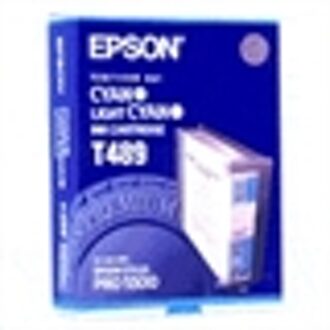 T489 inktcartridge licht cyaan / cyaan (origineel)