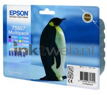 T5597 Multipack Zwart En Kleur Cartridge