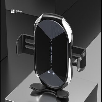 T6 Auto Smart Inductie Draadloze Oplader Mobiele Telefoon Stand Mount 10W Snelle Lading Met Magnetische Kop Autohouder Universele
