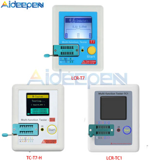 T7 TC-T7-H TCR-T7 LCR-TC1 Transistor Tester ESR Diode Triode Capacitance MOS/PNP/NPN LCR ESR TFT LCD Screen Tester Multimeter