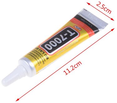 T7000 15Ml Multipurpose Lijm Strass Diy Telefoon Screen Frame Epoxyhars Kit Super Zwarte Vloeibare Lijm T-7000 Nail Gel