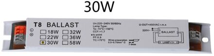 T8 220-240V Ac 2X30W Breed Voltage Elektronische Ballast Tl Lamp Voorschakelapparaten