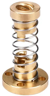 T8 Anti Backlash Spring Loaded Nut Elimination Gap Nut for 8mm Acme Threaded Rod Lead Screws DIY CNC 3D Printer Parts