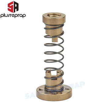 T8 Anti Backlash Spring Nut with M3 thread Elimination Gap Nut for 8mm Acme Threaded Rod Lead Screws DIY CNC 3D Printer