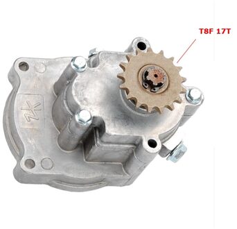 T8F 17T Clutch Drum Versnellingsbak Tandwiel Voor T8F Kettingwiel Gear Voor 33cc 43/49cc Ty Staaf go Kart Mini Pocket Bike Atv Go Kart