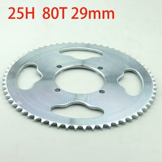 T8F 38T 25H 55T 65T 80T Tand 29Mmrear Tandwiel Voor 47CC 49CC Mini Moto atv Quad Dirt Pit Pocket Bike 25H 80T 29mm