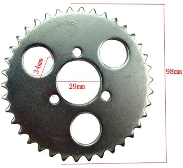 T8F 38T 54T 64T 29Mm Tandwiel Voor 47cc 49cc Pocket Bike Mini Motor Quad Atv mini Pit Dirt Motard Fiets