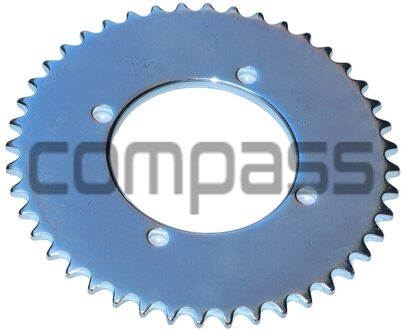 T8F Achter Kettingwiel T8F 44T Tand 54Mm Zilver Drive Gear Voor Mini Moto Atv Quad Dirt Pit pocket Bike Onderdelen Bromfiets Scooter