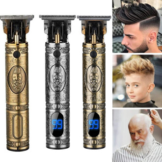 T9 hair trimmer Barber Haircut Rechargeable hair Clipper Cordless Men Hair Cutting Machine Beard trimmer 0mm Hair clipper