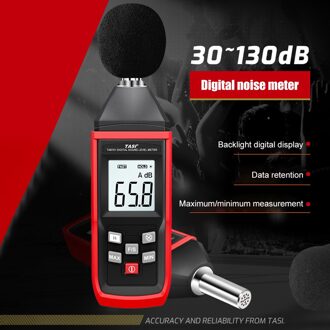 TA8151 Lcd Noise Tester Meetinstrument 30-130dB Db Meter Digitale Audio Sound Level Meter Decibel Monitor Met Backlight