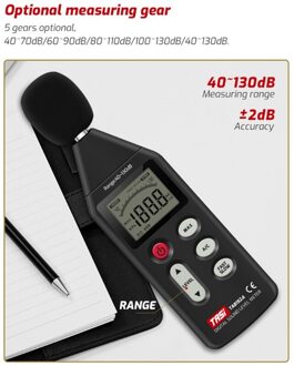 TA8152A Noise Meten Meter 40 ~ 130dB Sound Level Meter Decibel Monitor Y4QC