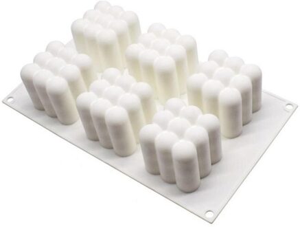 Taart Bakvorm Zachte Siliconen Non Sticky Meterial Fondant Mould Diy Kaars Chocolade Maken Tool 04