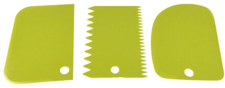 Taart Schraper Plastic Deeg Icing Fondant Schraper Bakken Tools Cake Decorating Keuken Молды Силиконовые groen