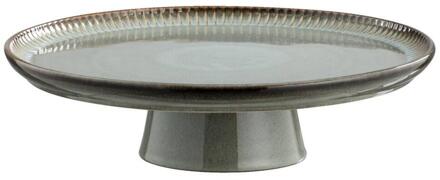 Taartplateau Camille - - Ø31 Cm - Stoneware - Groen - B8 Cm