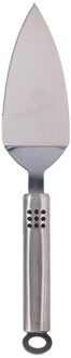 Taartschep met kartelrand - RVS - zilverkleurig - 27 cm - taartmes
