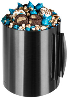 Taartvorm - RVS - zilver - H20 cm - diameter verstelbaar - bakvorm - cakevorm