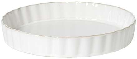 Taartvorm Toscane L - wit - ø26.8x4.5 cm