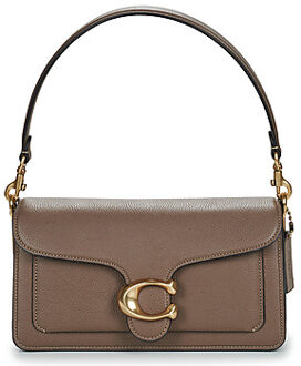 Tabby 26 Shoulderbag dark stone handtas dames Taupe - H 14 x B 26 x D 7 cm