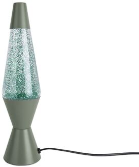 Table lamp Glitter jungle green Groen