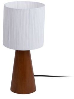 Table Lamp Sheer Cone Crème