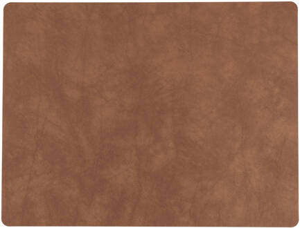 Table Mat placemat van leer 35 x 45 cm Bruin