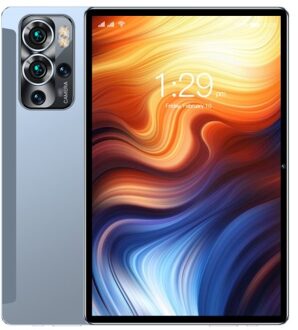 Tablet 6GB+128GB 10.1 inch 1960*1080 High-Clear Android13 4G Calling 8-Core MT6797 Processor 128GB Expandable Memory BT4.2 6000mAh Battery Long Standby Time with Tablet Case