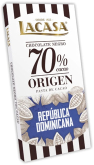 Tablet 70% cocoa origin Dominican Republic · 90g.