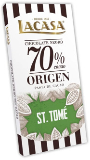Tablet 70% cocoa origin St. Tomé · 90g.