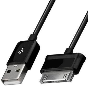 Tablet Dock Kabel Usb Data Sync Oplader Zwart Voor Samsung Galaxy Tab 2 10.1 P5100 P5110 P 5100