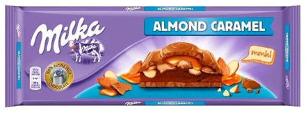 Tablet MILKA almonds and caramel, 300 grams