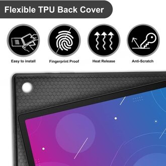 Tablet Protective Case with BT Keyboard Pen Slot Touchpad Compatible with Samsung Galaxy Tab A8 10.5 inch SM-X200/SM-X205/SM-X207