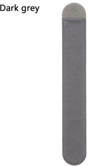 Tablet Stylus Pen Beschermhoes Potlood Houder Case Cover Skin Voor Apple Potlood 1st En 2nd Generatie Ipad Pro Accessoires donker grijs