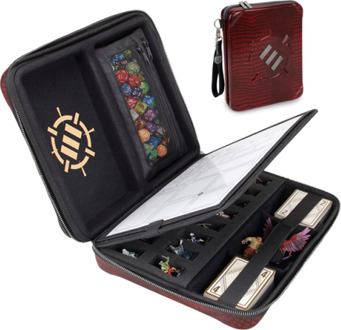Tabletop RPG Organizer Case Collector’s Edition – Red