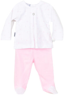 TABLETS PRINTS set lange mouwen Wit