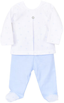 TABLETS PRINTS set lange mouwen Wit