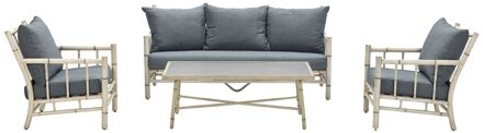 Tabor loungeset 4-delig - mystic grey