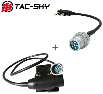 TAC-SKY AN/PRC 148 152 152A virtual radio case walkie-talkie DIY connector U 283 U-283 and PRC dummy case ptt 6pin u94 ptt