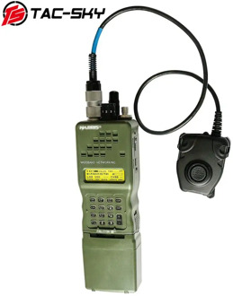TAC-SKY AN / PRC 152 152a military walkie-talkie model radio military Harris virtual case+military headset ptt 6 pin PELTOR PTT