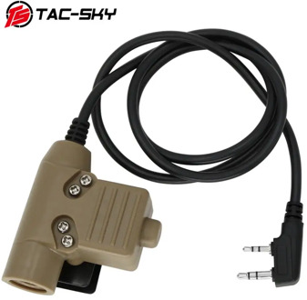 TAC SKY PTT U94 PTT tactical PTT military headset walkie-talkie ptt, suitable for peltor comtac/sordin tactical headset pttDE