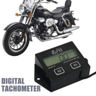 Tach Urenteller Toerenteller Gauge Fit Voor Fit Voor Alle Dirt Bike, Atv, Utv, motorfiets Met 2 Takt Of 4 Takt Gasmotoren