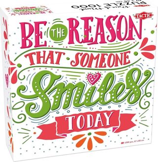 Tactic Be the Reason that Someone Smiles Today Puzzel (1000 stukjes)