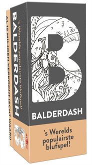 Tactic bordspel Balderdash karton bruin/zwart 5-delig