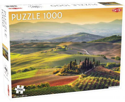Tactic legpuzzel landschap Toscane 67 x 48 cm 1000 stukjes