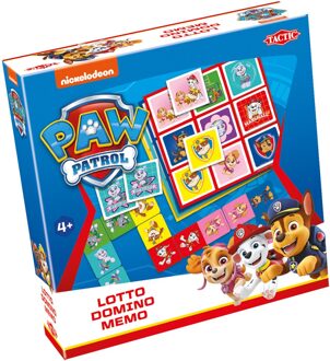 Tactic Paw Patrol 3-in-1 : Memo - Lotto - Domino