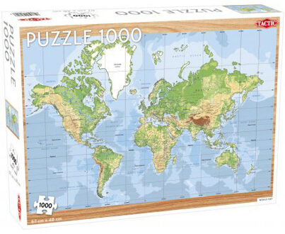 Tactic Puzzel World Map Puzzel