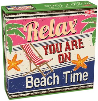 Tactic Relax you are on beach time Puzzel (1000 stukjes)
